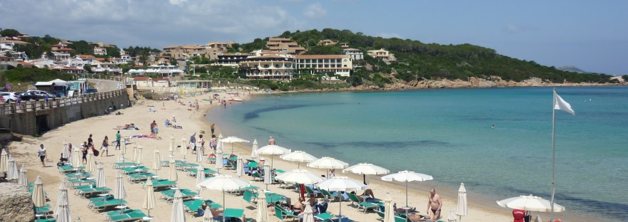 Baia Sardinia beach