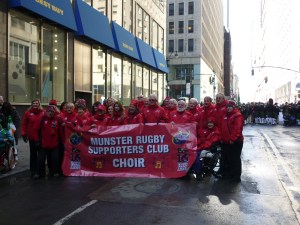 Munster Rugby Supporters Club Choir New York City St. Patrick's Day Parade
