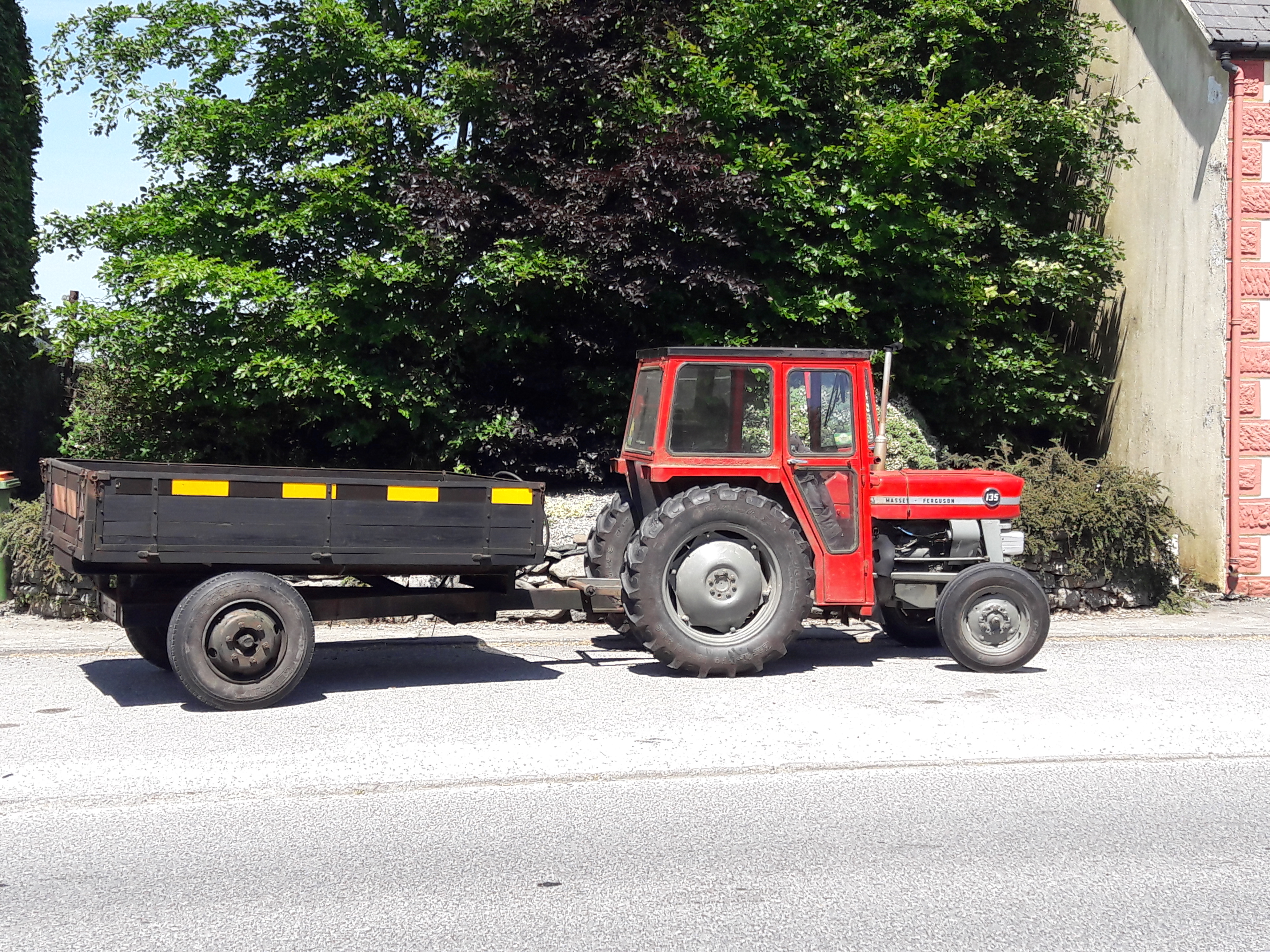 Tractor on Irish roads