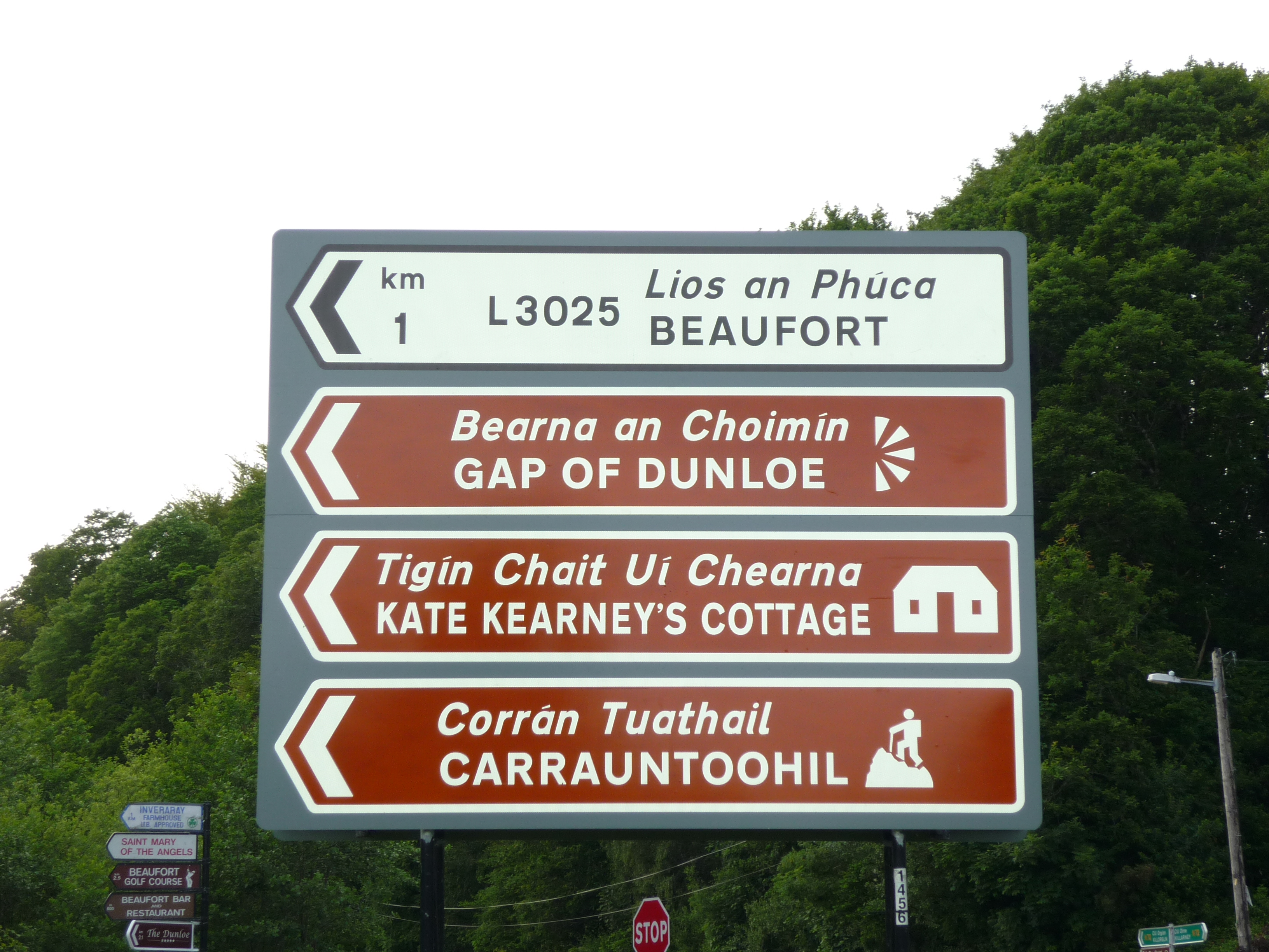 Road sign in Ireland
