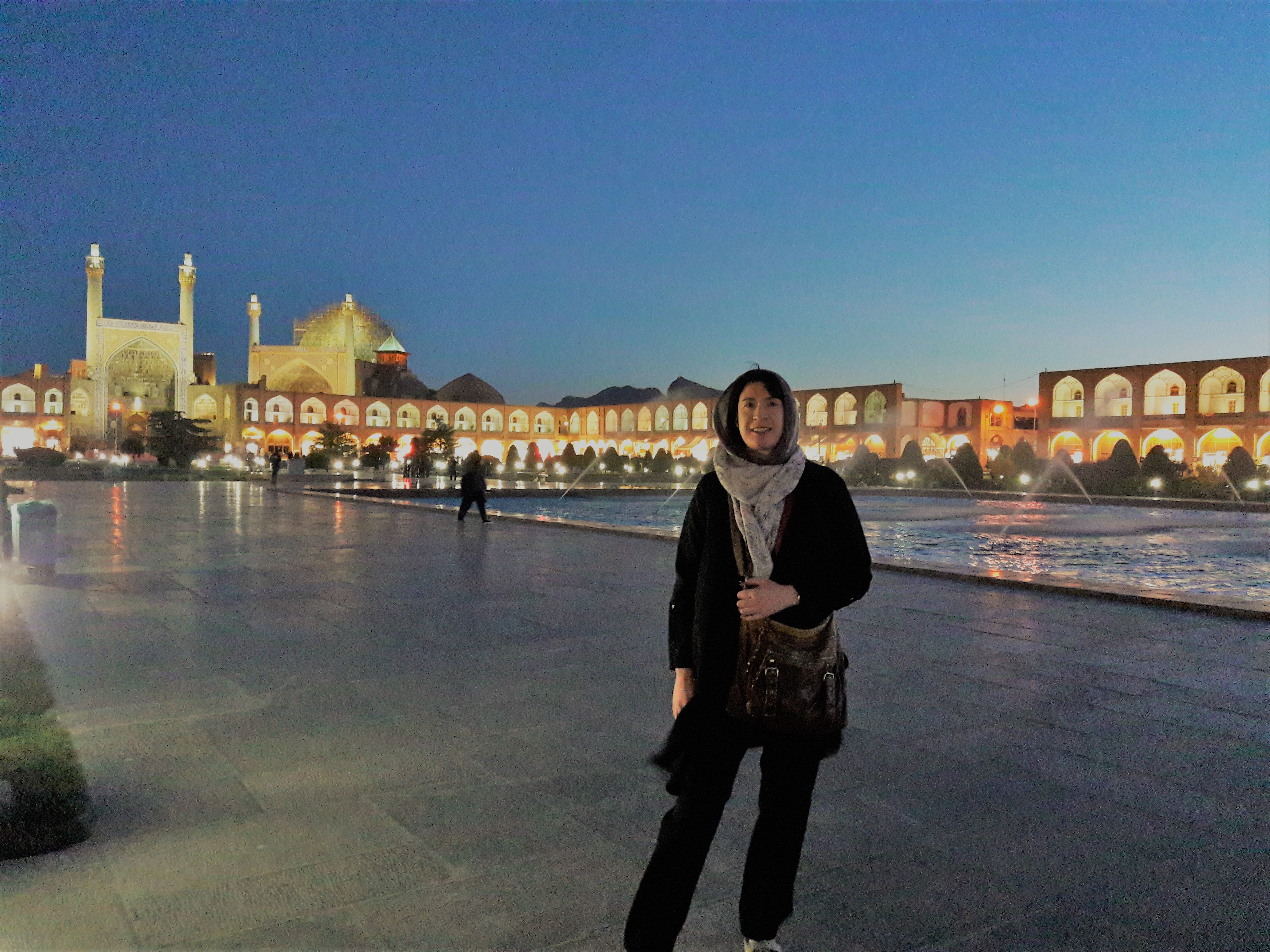 Naqsh-e Jahan Square Isfahan by night