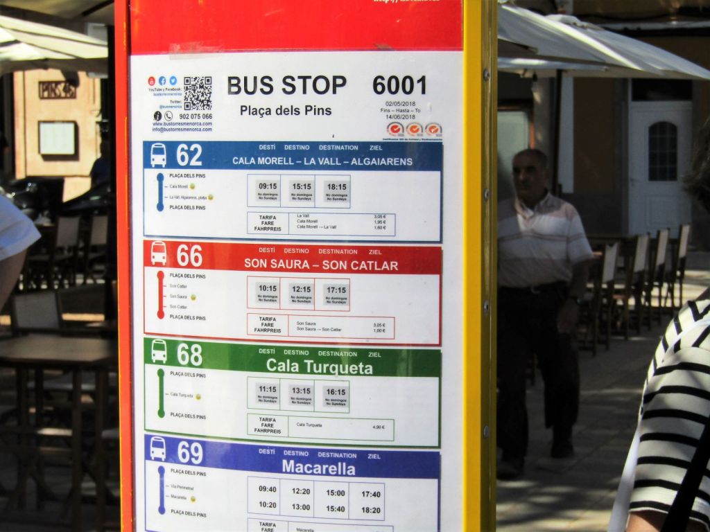 Ciutadella Bus Station Menorca