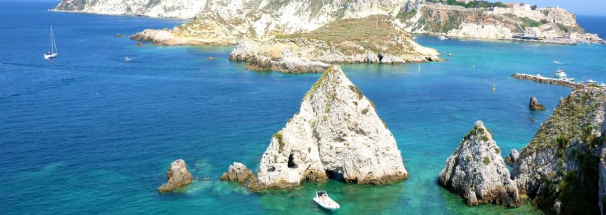 Isole Caprara from San Domino Tremiti Islands