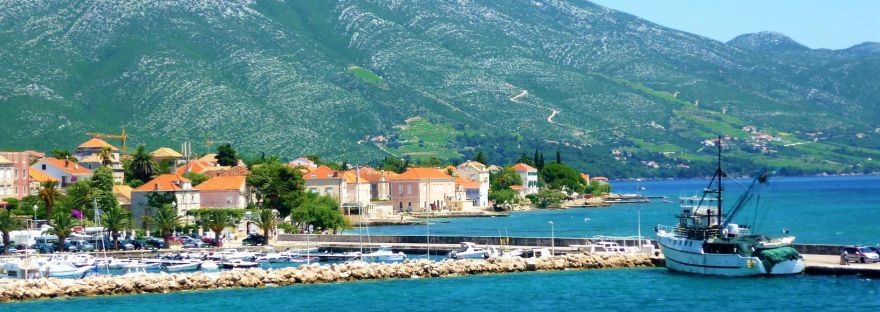 Orebic Harbour Peljesac Peninsula Croatia