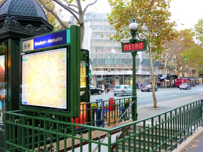 Paris metro station