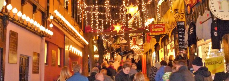 Tivoli Gardens Copenhagen shopping