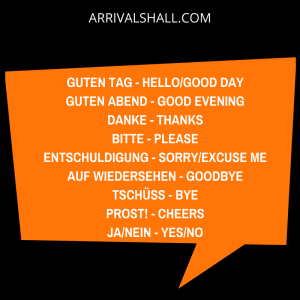 German Travel Phrases