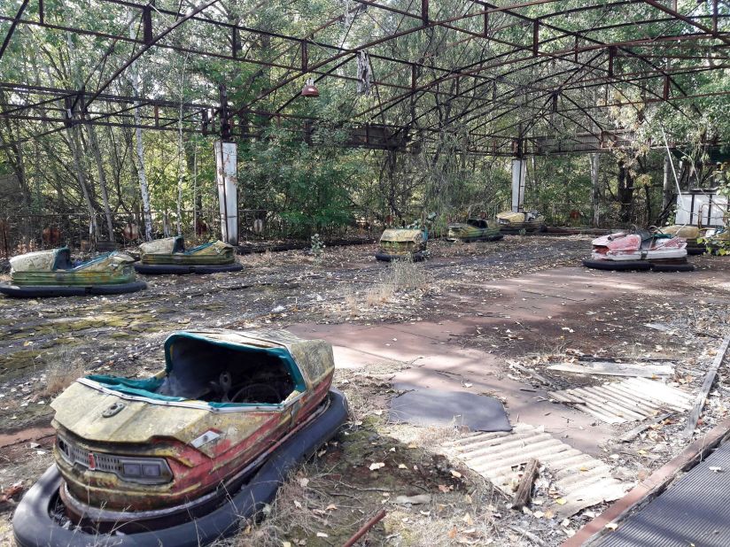 Pripyat amusement park Chernobyl
