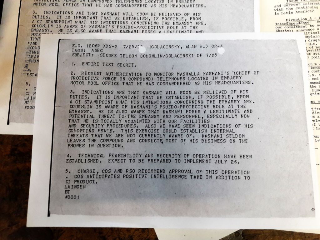 Tehran Former US Embassy documents