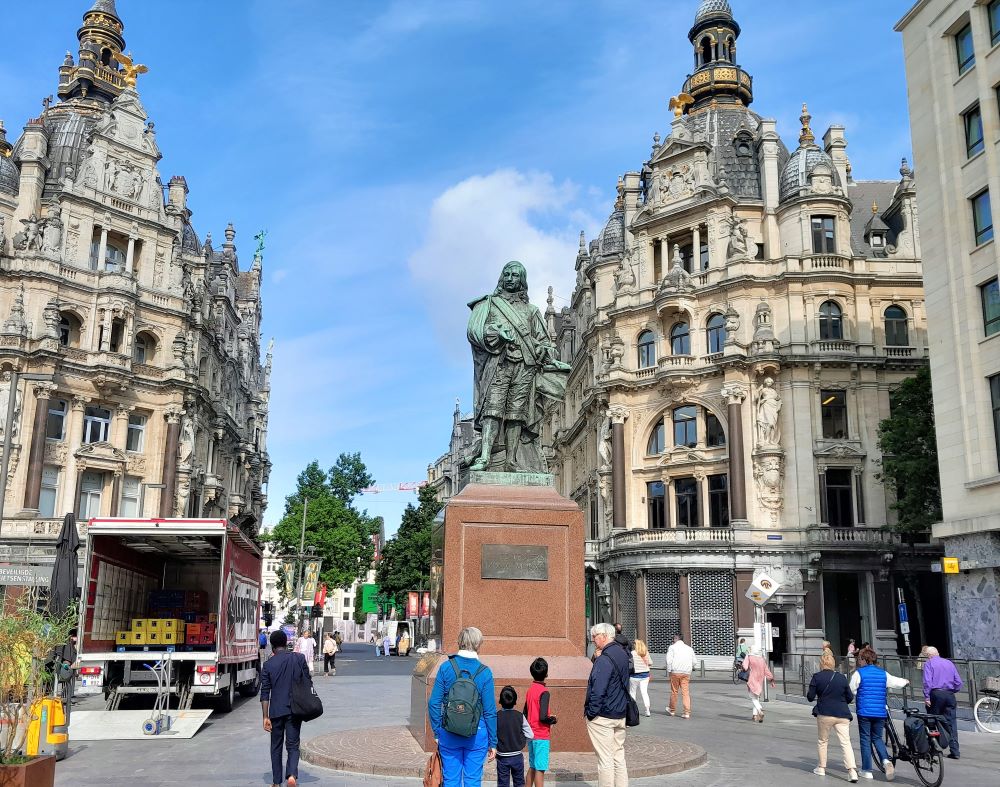 David Teniers statue Antwerp