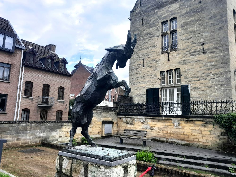 Buck rider statue in Valkenburg