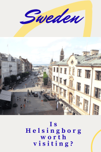 Pinterest pin of Helsingborg Sweden.